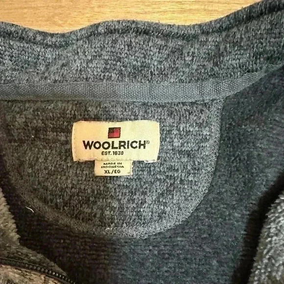 Woolrich 1/4 zip - Picture 5 of 6